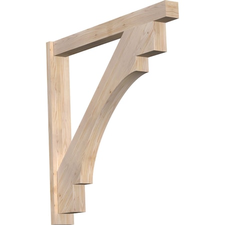 Ekena Millwork Merced Block Smooth Outlooker, Douglas Fir, 5 1/2"W x 44"D x 44"H OUT06X44X44MRC05SDF